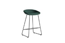 Billede af HAY AAS 39 About A Stool Full Upholstery SH: 65 cm - Black Powder Coated Steel/Olavi By HAY 16