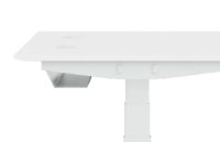 Billede af Montana HiLow 3 Hæve-sænkebord 120x70 cm inkl. 2 kabelgennemføringer og 1 kabelbakke - 38 Snow