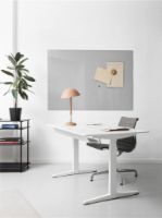 Billede af Montana HiLow 3 Hæve-sænkebord 120x70 cm inkl. 2 kabelgennemføringer og 1 kabelbakke - 38 Snow