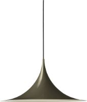 Billede af GUBI Semi Pendant Ø: 47 cm - Dark Cocoa Glossy