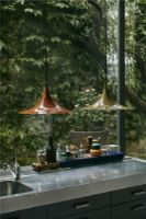 Billede af GUBI Semi Pendant Ø: 47 cm - Dark Cocoa Glossy