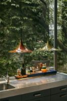 Billede af GUBI Semi Pendant Ø: 47 cm - Roasted Pumpkin Glossy