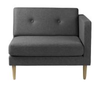 Billede af FDB Møbler L42 Firhøj Højre Sofamodul B: 92 cm - Mørkegrå