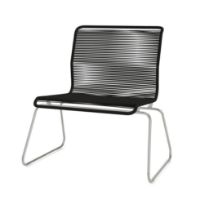 Billede af Montana Panton One Lounge Stol SH: 40 cm - Stainless Steel/Clark