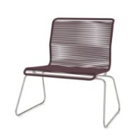 Billede af Montana Panton One Lounge Stol SH: 40 cm - Stainless Steel/Marcel