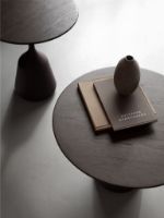 Billede af Wendelbo Coin Side Table Low Ø: 58 cm - Brown Stained Oak