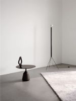 Billede af Wendelbo Coin Side Table Low Ø: 58 cm - Brown Stained Oak