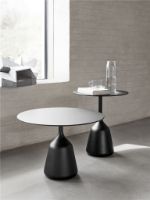 Billede af Wendelbo Coin Side Table Low Ø: 58 cm - Black Laminate