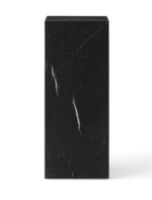 Billede af Audo Copenhagen Plinth Pedestal H: 75 cm - Black Marble Marquina