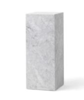 Billede af Audo Copenhagen Plinth Pedestal H: 75 cm - White Marble Carrara