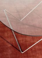 Billede af GUBI Pedrera Coffe Table 106x86x38 cm - Chrome Base