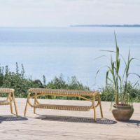 Billede af Sika-Design Machiya Exterior Bænk SH: 44 cm - Natur