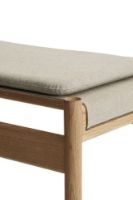 Billede af Brdr. Krüger HB Stool H: 40 cm - Olieret Eg/Canvas  