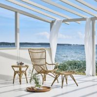 Billede af Sika-Design Tony Exterior Sidebord Ø: 50 cm - Exterior Antique