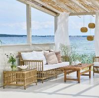 Billede af Sika-Design Caroline Exterior 3 Pers. Sofa inkl. Sædehynder L: 197 cm - Antique/B450 Tempotest White