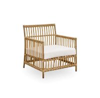 Billede af Sika-Design Caroline Exterior Lænestol Inkl. Sædehynde SH: 42 cm - Antique/B450 Tempotest White