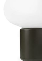 Billede af New Works Karl-Johan Portable Table Lamp H: 18 cm - Forest Green