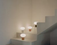 Billede af New Works Karl-Johan Portable Table Lamp H: 18 cm - Forest Green