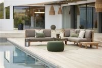 Billede af Cane-line Outdoor Arch Armlæn/Ryglæn Lav H: 70 cm - Natural