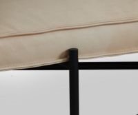 Billede af HANDVÄRK FURNITURE Daybed 188x85 cm - Black Frame/Nature 20090