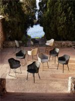 Billede af Cane-line Outdoor Choice Stol H: 87 - Teak/Black 