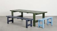 Billede af HAY Weekday Bench B: 111 cm - Steel Blue
