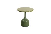 Billede af Cane-line Outdoor Glaze Sofabord Lille Ø: 45 cm - Olive Green/Green