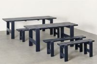 Billede af HAY Weekday Bench B: 190 cm - Steel Blue