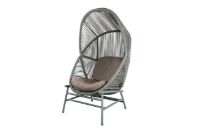 Billede af Cane-line Outdoor Hive Hængestol inkl. Stel og Hynder - Dusty Green/Taupe