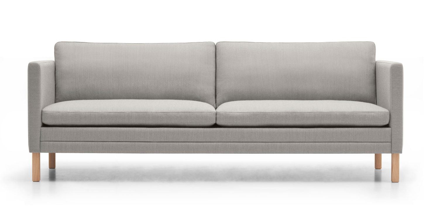 Billede af Mogens Hansen MH2614 3 Pers. Sofa L: 210 cm - Col. 1101/Bøgetræ