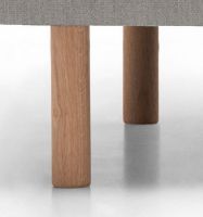 Billede af Mogens Hansen MH2614 3 Pers. Sofa L: 210 cm - Col. 1101/Bøgetræ