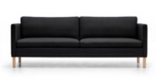 Billede af Mogens Hansen MH2614 3 Pers. Sofa L: 210 cm - Col. 2104/Bøgetræ