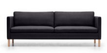Billede af Mogens Hansen MH2614 3 Pers. Sofa L: 210 cm - Col. 2105/Bøgetræ
