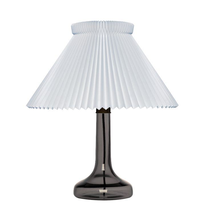 Billede af Le Klint Model 343 Bordlampe H: 48 cm - Glas/Smoked