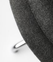 Billede af FDB Møbler L40 Bellamie Lounge Chair H: 80 cm - Stål/Mørkegrå