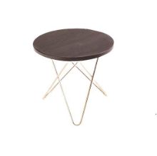 Billede af OX Denmarq MINI O Table Ø: 40 cm - Brass/Rustique Slate Marble