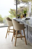 Billede af Cane-line Outdoor Choice Barstol H: 117 - Teak/Taupe