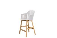 Billede af Cane-line Outdoor Choice Counter Barstol H: 107 - Teak/White