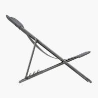 Billede af Lafuma Deckchair Maxi Transat Plus SH: 34 cm Batyline DUO - Obsidian/Titane