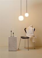 Billede af Piet Hein Supercube 150 Pendel Ø: 15 cm - Sort Ledning/Opal