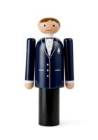 Billede af Kay Bojesen Groom H: 18 cm - Malet Bøg