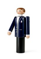 Billede af Kay Bojesen Groom H: 18 cm - Malet Bøg