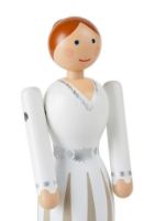 Billede af Kay Bojesen Brud H: 17 cm - Malet Bøg