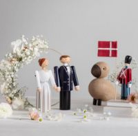 Billede af Kay Bojesen Brud H: 17 cm - Malet Bøg