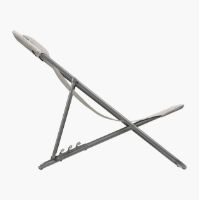 Billede af Lafuma Deckchair Maxi Transat Plus SH: 34 cm Batyline DUO - Galet/Titane