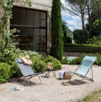 Billede af Lafuma Deckchair Maxi Transat Plus SH: 34 cm Batyline DUO - Mistral/Titane