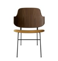 Billede af Audo Copenhagen The Penguin Lounge Chair SH: 42 cm - Walnut/Leather Cognac