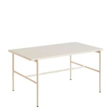 Billede af HAY Rebar Coffee Table L: 80 x B: 49 x H: 40,5 cm - Beige Marble