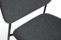 Billede af HAY Soft Edge 51 Chair w. Full Upholstery SH: 47,5 cm - Black Powder Coated Steel/Remix 173