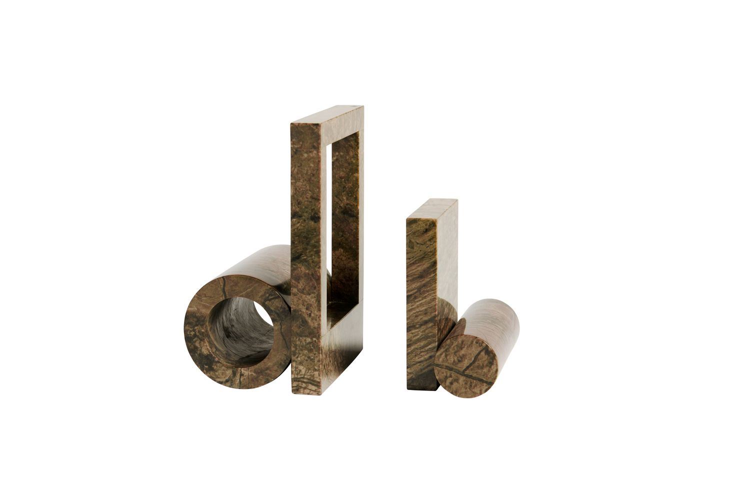 Billede af Woud Booknd H: 18,5 cm - Brown